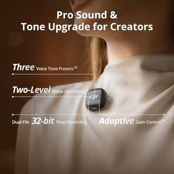 DJI Mic 3 (2 TX + 1 RX + Case) – 32-bit Float Wireless Mic System | DjiStore.pk - Image 4